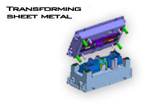 Transforming sheet metal